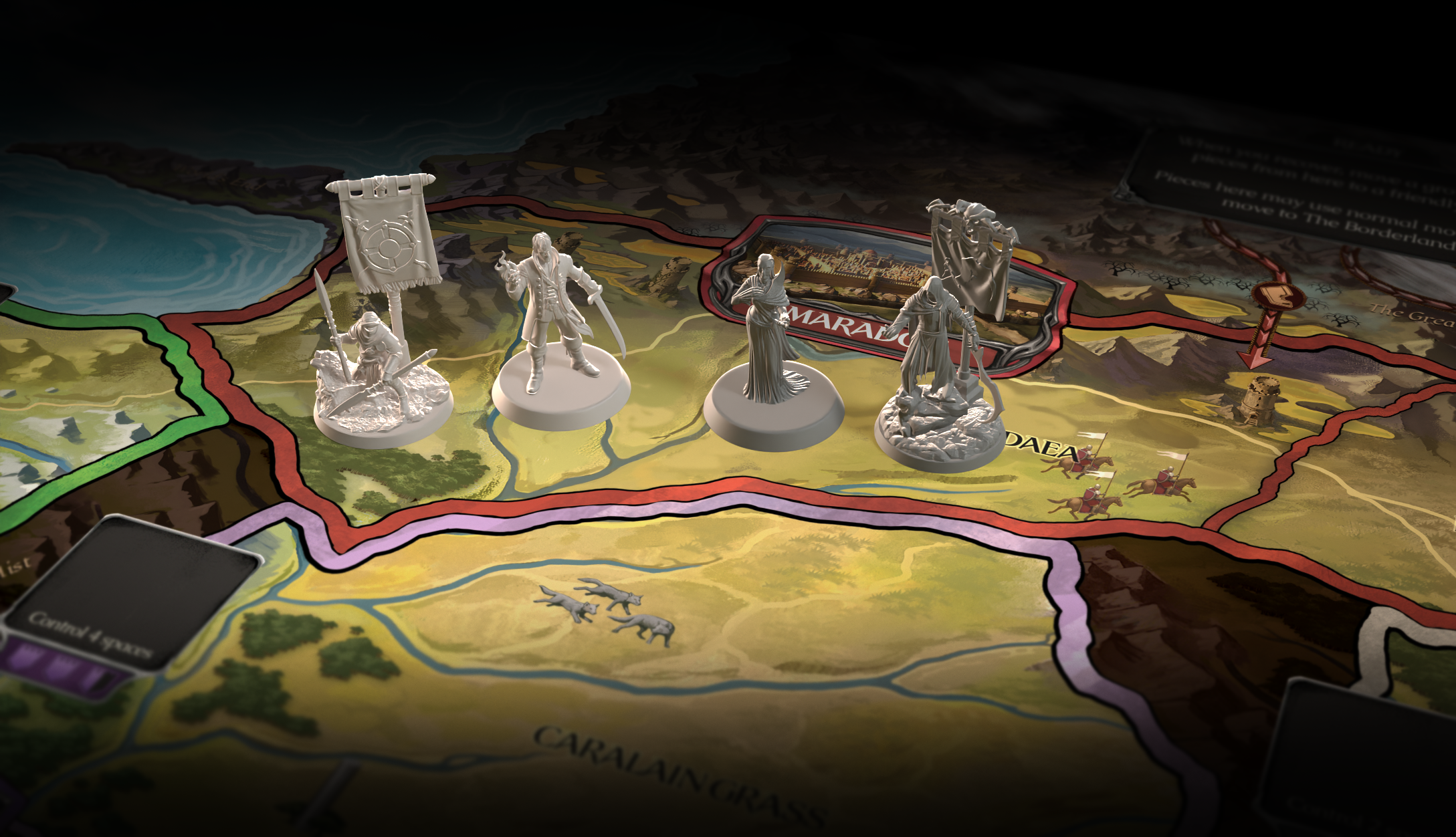 Armies massing across the map in Epic Mode.